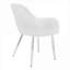 Ensemble de 2 chaises à accoudoirs contemporaines en similicuir de luxe classique pour cuisine et salle à manger