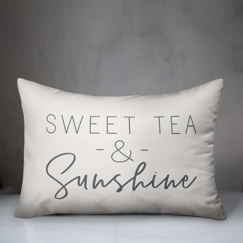  Outdoor Rectangular Pillow Cover & Insert, White/Gray