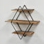Lorenza 3 Piece Diamond Floating Shelf