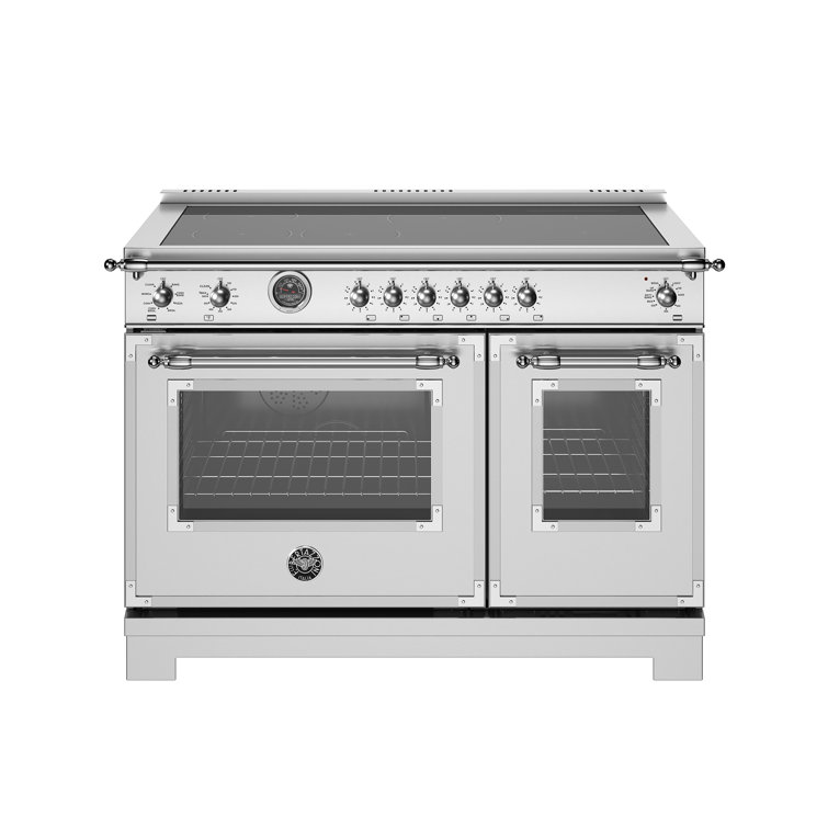 Heritage Series Induction Range 48” - 6 Heating Zones + Cast-Iron Griddle - Self-Clean Oven