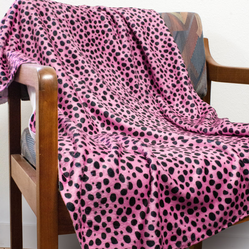 Plain Weave / Muslin Throw Blanket, 30" W x 40" L, Pink