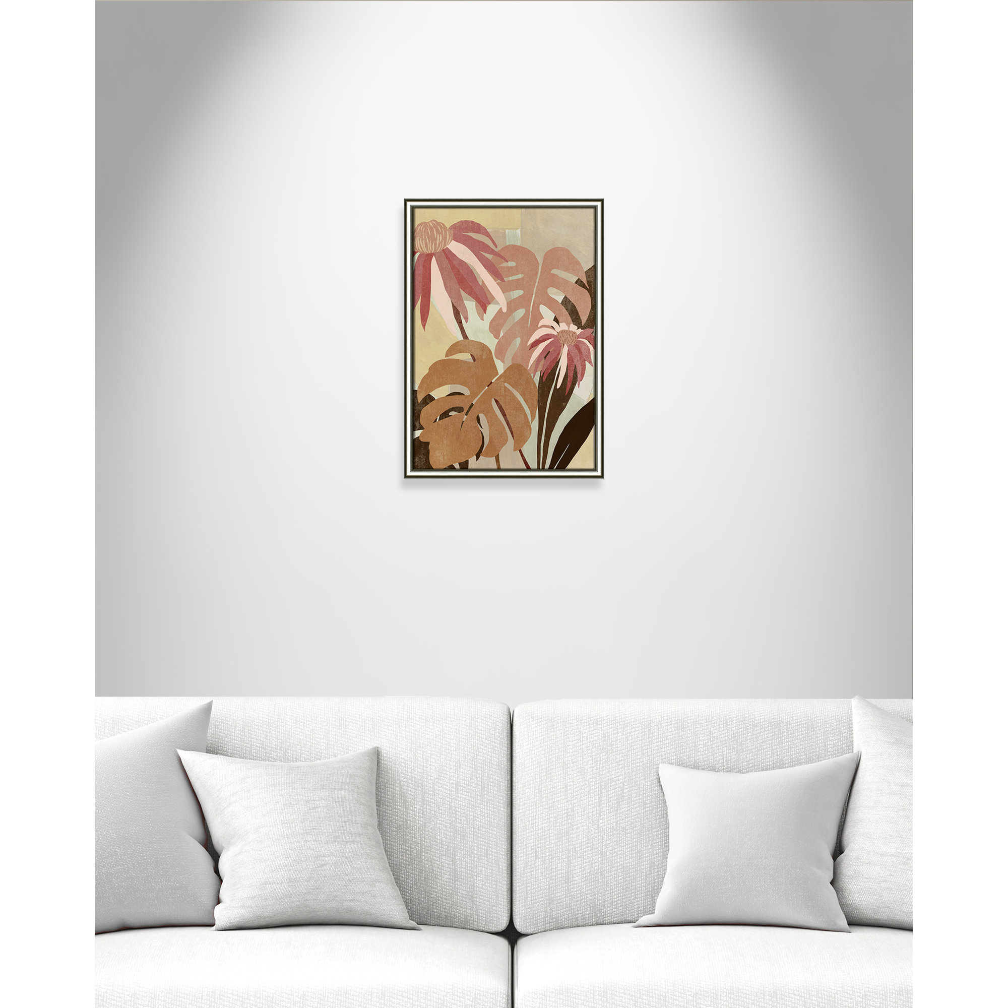 Hot Tropics II by Asia Jensen, Silver, 18.25" W x 24.25" H