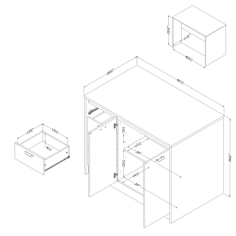 Myro Kitchen Island with Storage, Faux White Marble