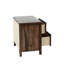Mobilier de chambre à coucher à 2 tiroirs avec table de chevet en bois et finition chêne