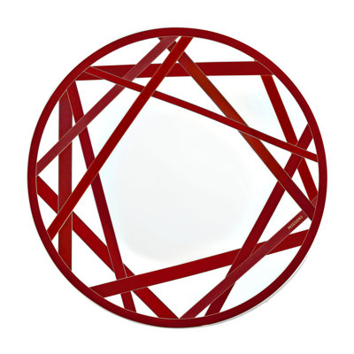 Missoni Nastri Bordeaux Round Serving Dish - 32 Cm