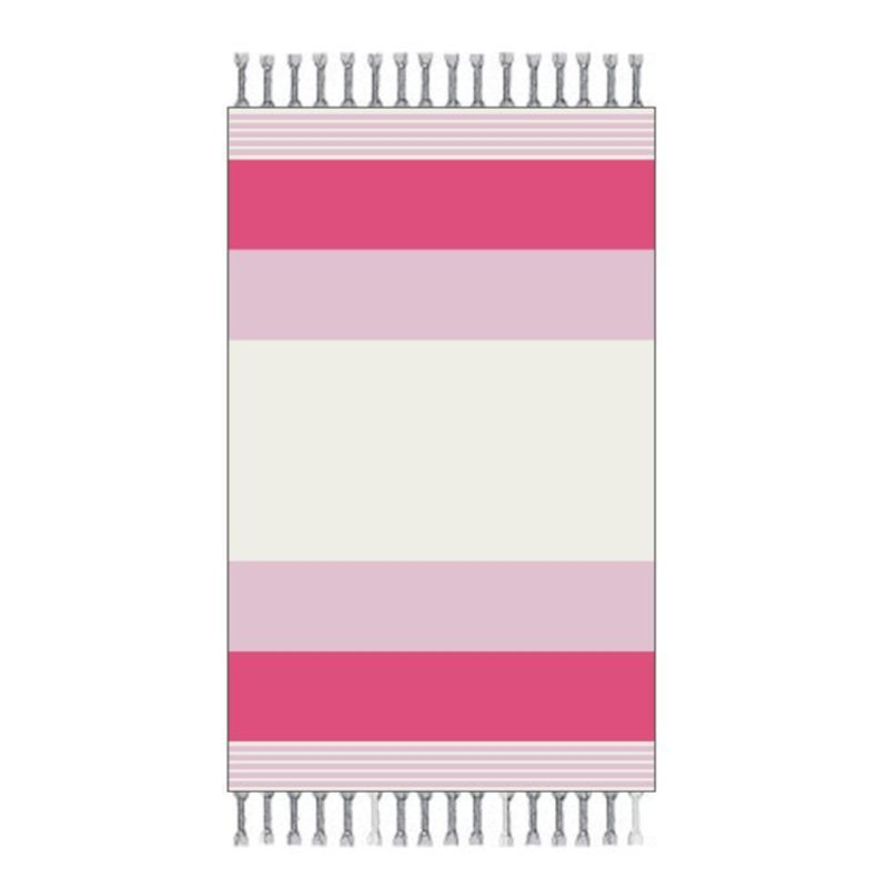 Serviette de plage Malkhas Luxury, Rose / fuchsia