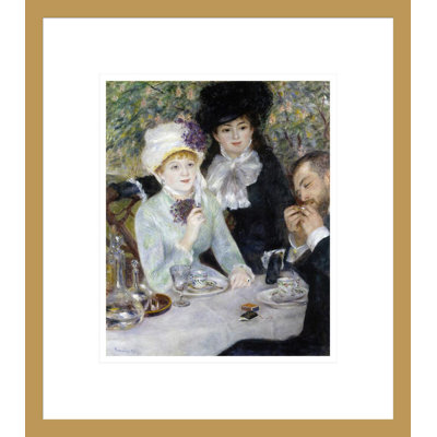 Après le déjeuner, Pierre-Auguste Renoir, impression giclée sur cadre