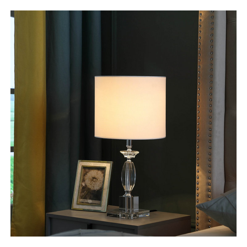 Analya Crystal Table Lamp, 120 V