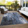 Machine Washable Indoor/Outdoor Cinead ACN1683 Blue Rug