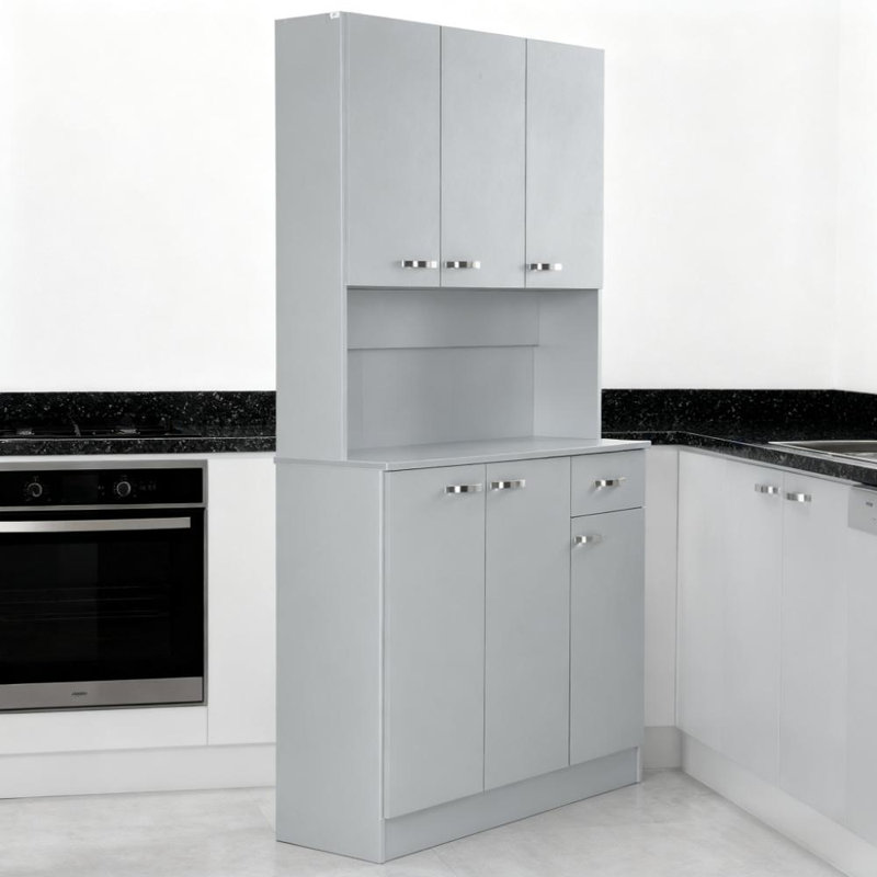 Grand garde-manger avec micro-ondes