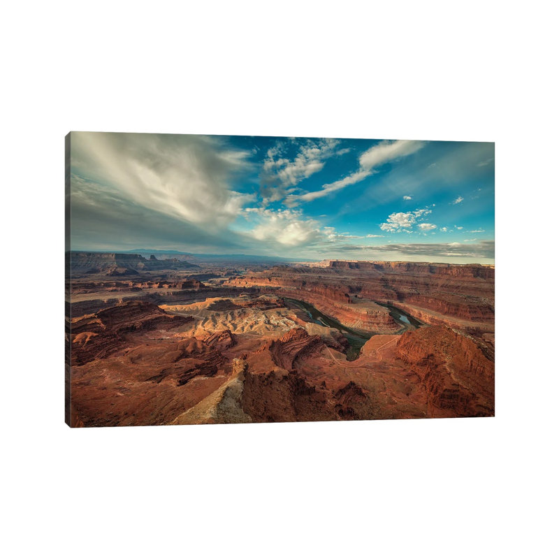 Sunrise Over Dead Horse Canyon I by Bill Sherrell - Wrapped Canvas Print, 20.32 cm H x 30.48 cm W