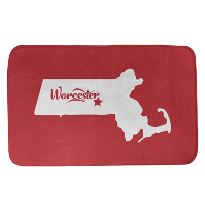 Tapis rectangulaire antidérapant pour salle de bain