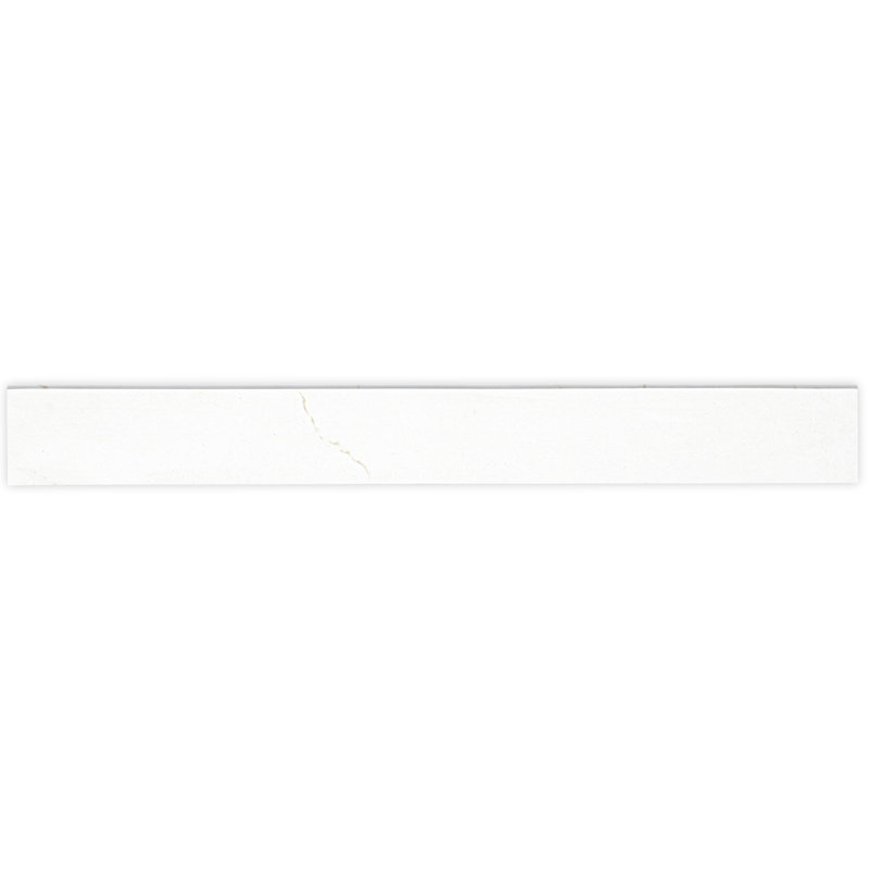 Carreau de faïence en porcelaine mat 3 po x 24 po Belvia, Soleil