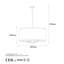 Luminaire suspendu tambour 6 lumières
