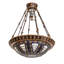 Fleur-de-lis Semi Flush Mount