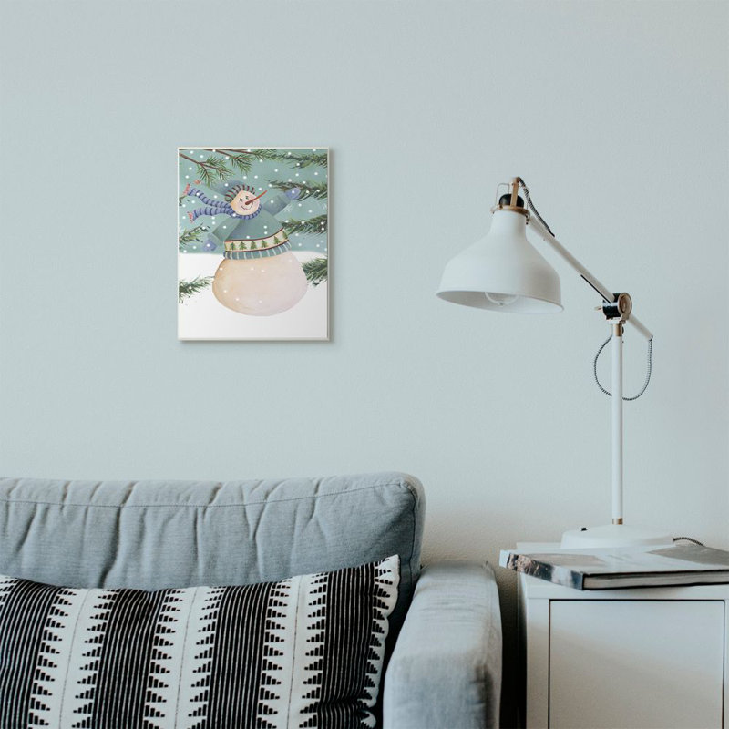 «Snowman Pine», impression, Plaque murale, H 15 po x l 10 po