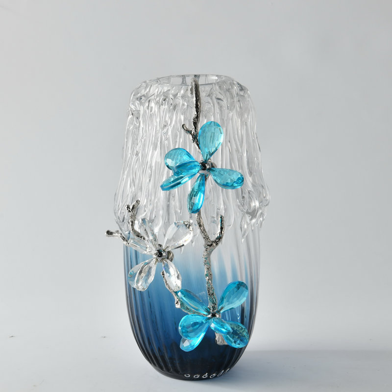 Vase givré 12 "Glacier Bloom                                                                      
