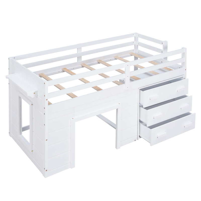 Lit mezzanine simple par Harriet Bee, Blanc