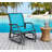 Glider Chair (Blue,Dark Gray)