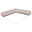 Canapé modulaire d'extérieur Buena-130713641-131445889-131445890