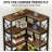 79.53" Tall 7-Tier Large Corner Bookshelf