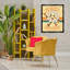 «Be Groovy Keep Shining», art mural encadré flottant par Reinders-489854782-489854768