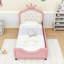 Lit plateforme simple tapissier avec capitonnage