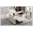 270 Degree Swivel PU Leather Power Recliner With Tray Table, Phone Holder, Cup Holder, USB Port, And Hidden Arm Storage For Modern Living Rooms