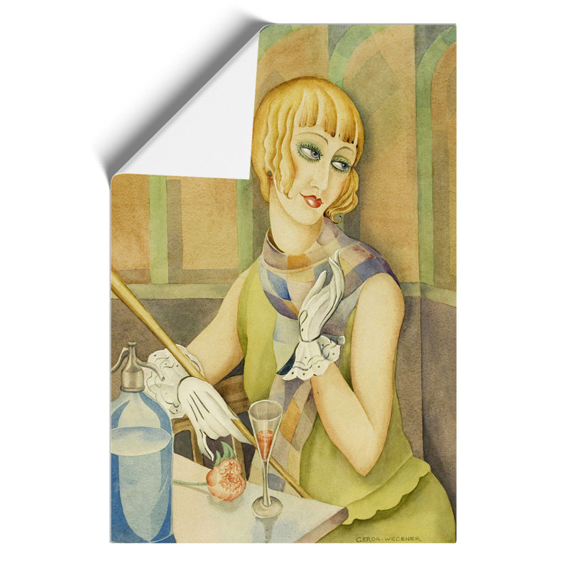 Lilli Elbe by Gerda Wegener - Frameless Print, 59cm H x 42cm W x 0.1cm D