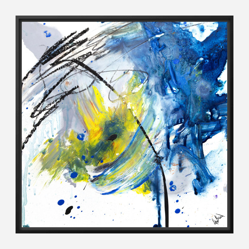 Fushite - reproduction d'artiste sur toile, Toile encadrée noire, H 20 po x l 20 po x P 1,75 po