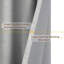 Blackout Curtains 84 Inch Drop 2 Panels with Coating Back Layer 50" W x 84" L, Light Grey