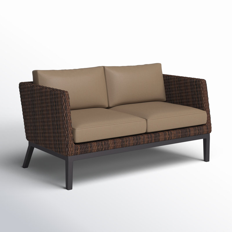 Salino Outdoor 2 - Seat Loveseat, Toast Nauticau