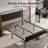 Bed Frame Leather Upholstered Headboard-987541586