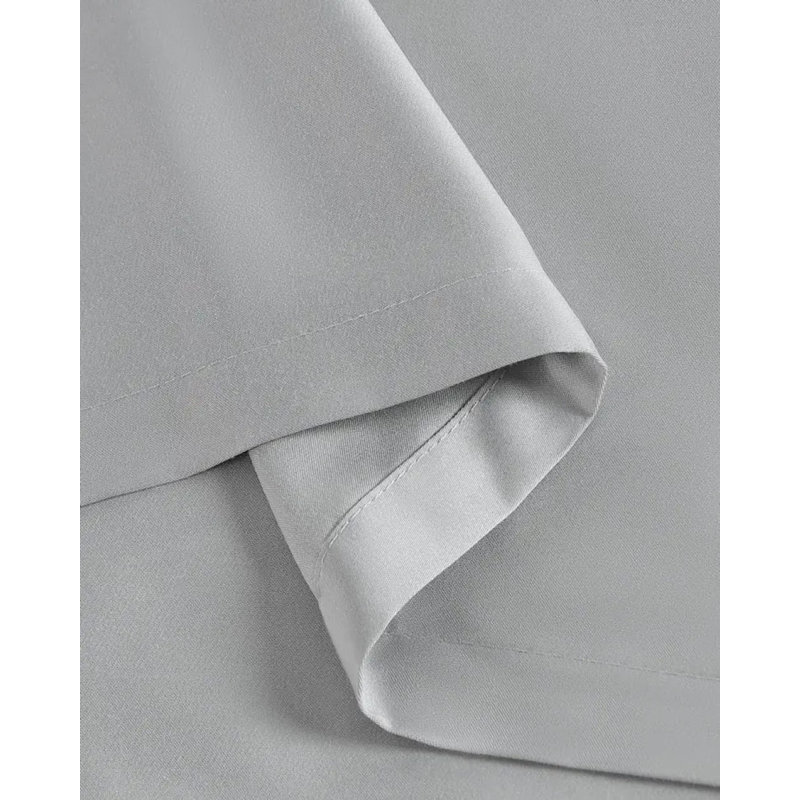 Snug Sham Set, Standard, Cloud Gray