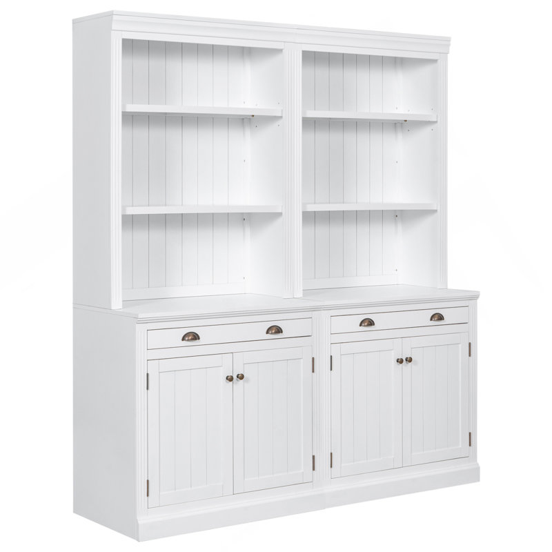 Corner Storage Bookcase, 2 Bookcase/Writing Desk
