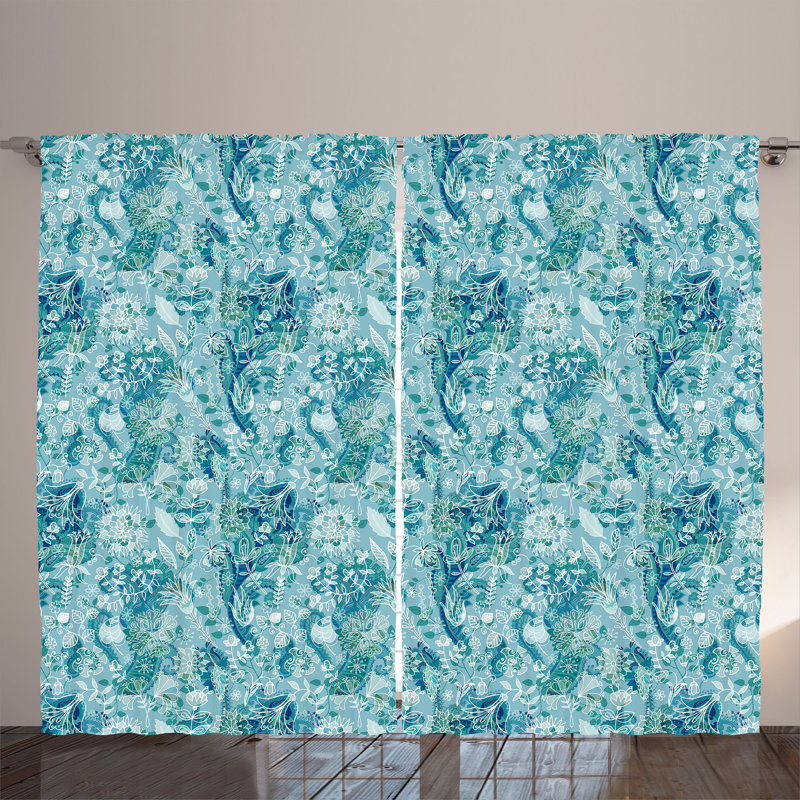 Semi Sheer Curtain Pair