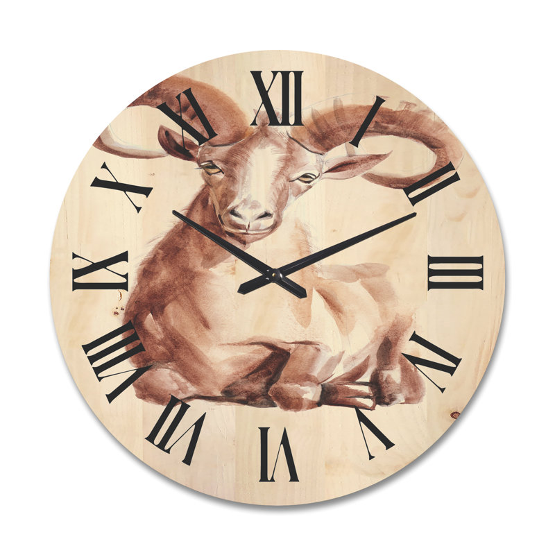 Horloge murale en bois, Très grand