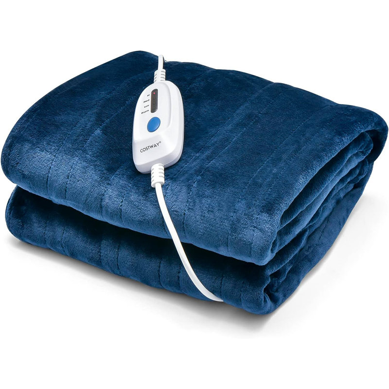 Saugeen Electric Blanket, Blue, 130cm W x 180cm L