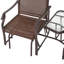 Chaise d'extérieur en acier Antwonn-205900400