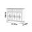 American style large storage shoe cabinet