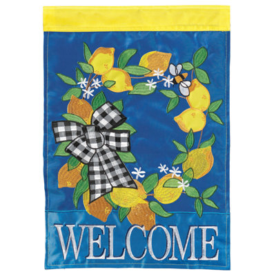 Elainah Double Sided 18'' H x 13'' W Nylon Garden Flag