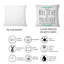 Rectangle, Believe In Yourself On On - coussin décoratif traditionnel