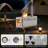 Wood Burning Sauna Hot Tent Stove, 2 In 1 Tent Wood Burning Stove With Chimney Pipe For Outdoor Camping Heating