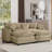 Modern Two/Seater Sofa with Ottoman