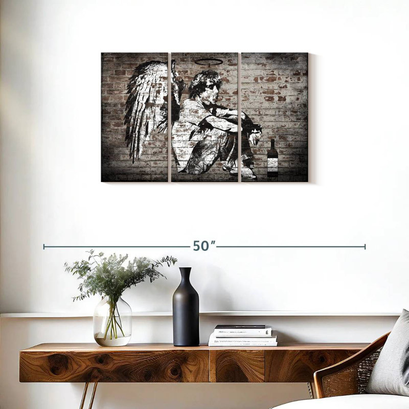 Leisha Alcoholic Angel, 20" H x 33" W