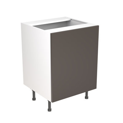 KitchenKit Flatpack Slab Matt Base Unit Sink