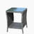 Outdoor Patio Furniture 1 Coffee Table With Clear Tempered Glass-1282092359
