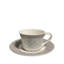 Tasse et soucoupe en porcelaine tendre