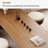 Brown Solid Wood Rectangular Coffee Table-108974048