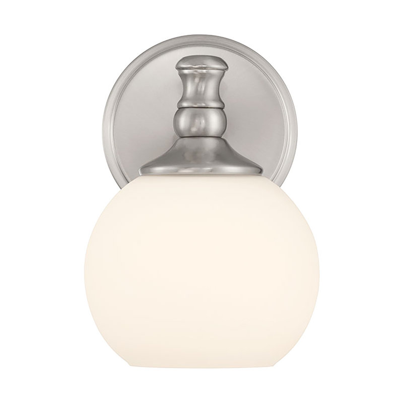 Applique murale 1 lumière 8,5 po Orlisse, Nickel